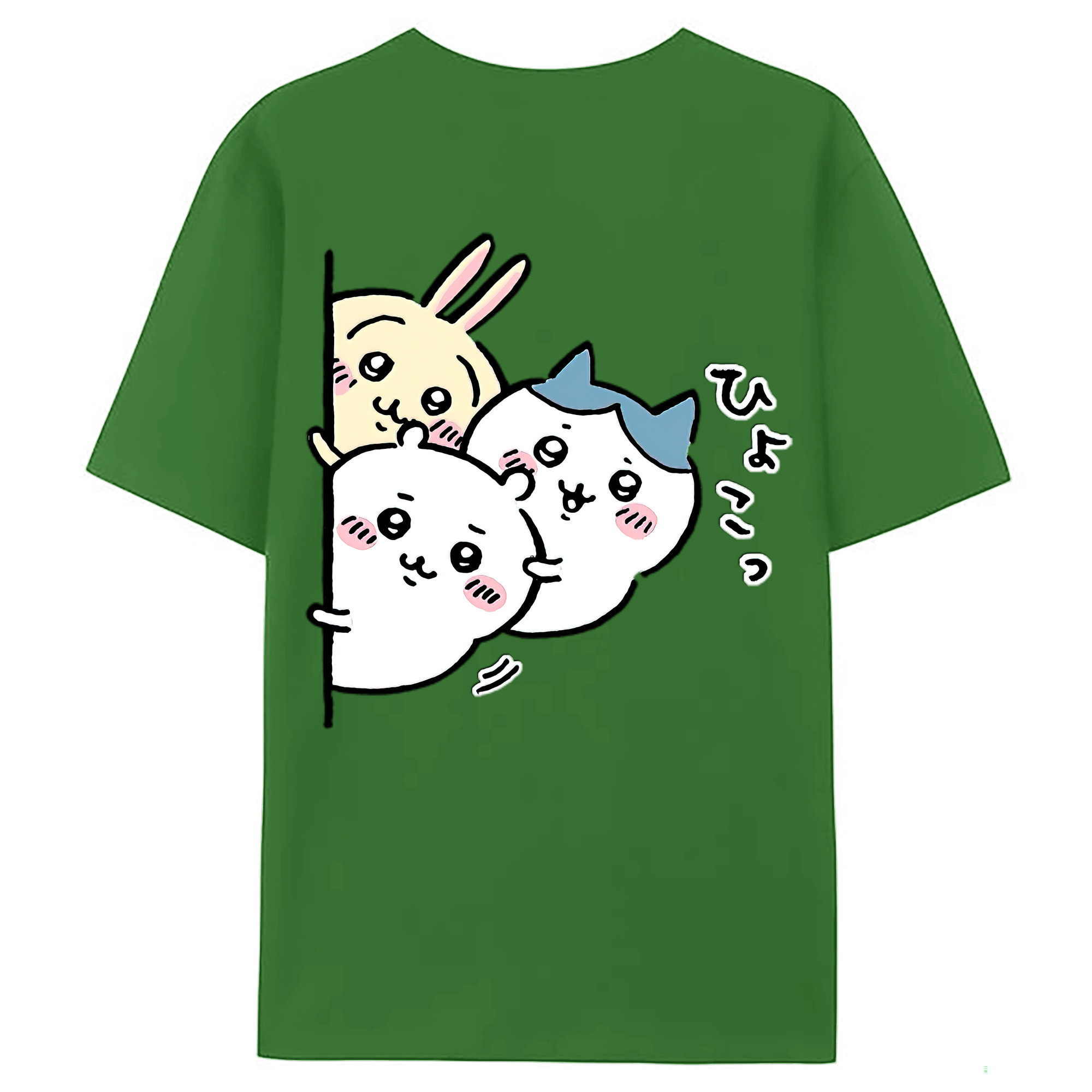 （画像用） ちいかわ うさぎ Chii-kawa usagi レディース半袖Tシャツ(バックプリント)